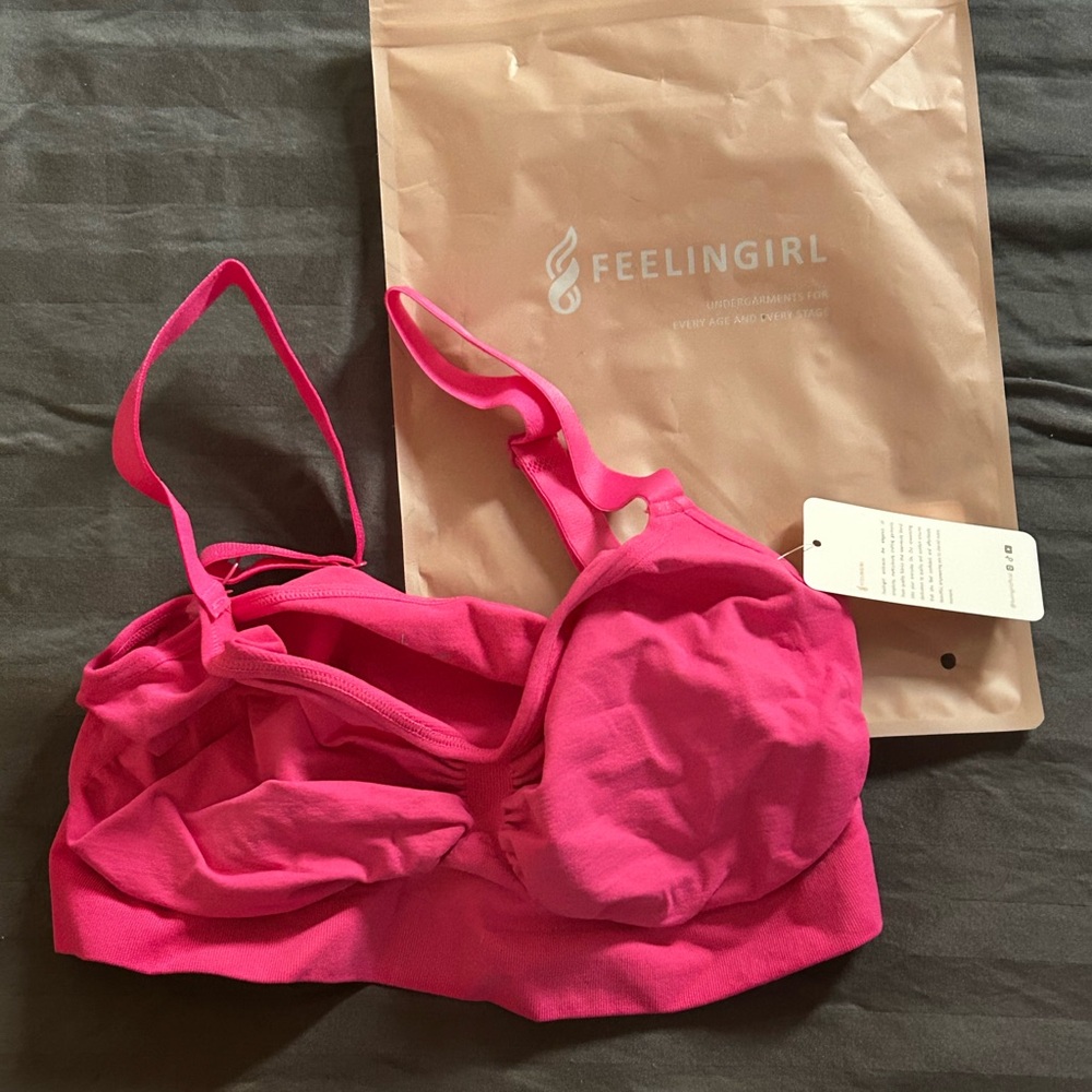 Pink Women's Intimate Bra - Feelingirl